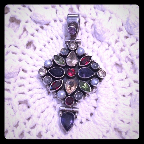 ♣️ Multi-colored Pendant ♣️ - Picture 1 of 5
